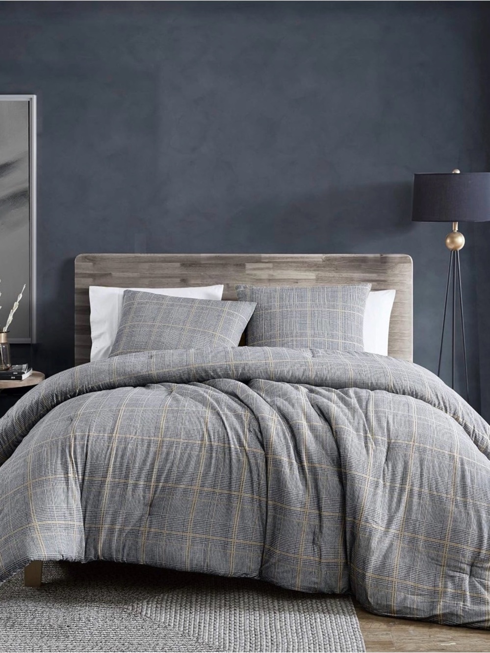 Kenneth Cole New York Sussex Flannel Collection Blanket Set/ King